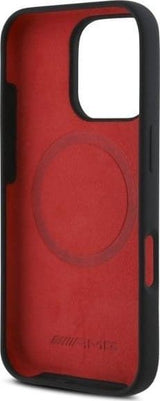 Mercedes Benz AMG Checkered Flag Pattern Case with MagSafe for iPhone 16 Pro Max 6.9" Black - AMHMP16X2SCFR