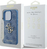 Guess 4G Big Logo Case for iPhone 16 Pro Max 6.9" Blue - GUHCP16X4GMGBL