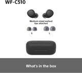 Sony WF-C510 Wireless Bluetooth Earbuds Black - WF-C510/BC