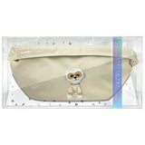 Nimmy Glasses Cool Dog Shoulder Crossbody Bag Khaki - N-YJ-XB-02