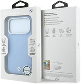 BMW Sign Deboss Quilted Metal Logo Case with MagSafe for iPhone 17/18 Pro 6.3" Blue - BMHMP18L26SWOSPB