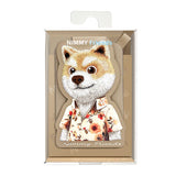 Nimmy Fashion & Cute Brown Dog Series Embroidery Magnetic Stand with MagSafe Brown - N-CXMC-ZJKT-12
