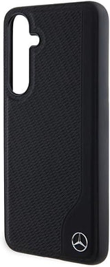 Mercedes Benz Debossed Line with MagSafe Star Logo Case for Samsung Galaxy S24 6.2" Black - MEHMS24S23RBGVK
