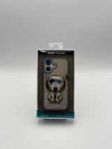 Nimmy Cool & Cute 2.0 Terrier Dog Case with MagSafe Stand for iPhone 17 6.3" Grey Blue - N-YJKM-CXZJZH-IP17-019