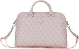 Guess 4G Triangle Logo Zipper Pocket 15" Laptop Bag Pink - GUCB15P4DPTP