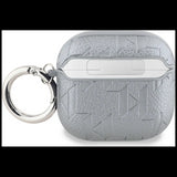 Karl Lagerfeld Monogram Karl Head Case for AirPods 4 Silver - KLA4PGKIPS