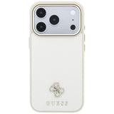 Guess Saffiano Small 4G Logo Case for iPhone 17/18 Pro 6.3" Beige - GUHMP18L6PSA4DME
