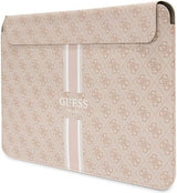 Guess 4G Printed Stripes Laptop Sleeve for 16" MacBook Pink - GUCS16P4RPSP
