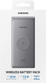 Samsung 25W Grey Dual USB C Wireless Battery Pack 10000 mAh - EB-U3300XJEGEU
