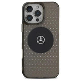 Mercedes MB Case Star Pattern Case for iPhone 16 Pro 6.3" Black - MEHMP16L23HCPK