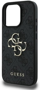Guess 4G Big Logo Case for iPhone 16 Pro 6.3" Black - GUHCP16L4GMGGR
