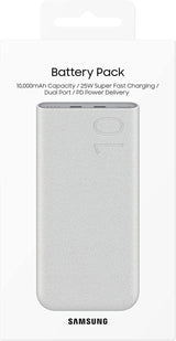 Samsung 25W Beige Dual USB C Battery Pack 10000 mAh - EB-P3401XUEGWW