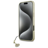 Guess 4G Charms Collection Case for iPhone 16 6.1" Brown - GUHCP16SGF4GBR