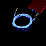 Rick & Morty 1.2m USB A to C Charging Cable with Flowing Light Shock - CBRM-ACLI-SHOCK