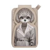 Nimmy Fashion & Cute Teddy Series Embroidery Magnetic Stand with MagSafe Brown - N-CXMC-ZJKT-14