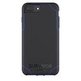 Griffin Survivor Journey Case for iPhone 7 8 Plus 5.5" Black Blue GB42817