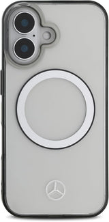 Mercedes Printed Logo Case with MagSafe for iPhone 16 6.1" Clear - MEHMP16S23HUOKC