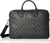 Guess 4G Metal Logo Laptop Bag 16" Grey - FUCB15G4GFGR