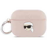 Karl Lagerfeld Monogram Karl Head Case for AirPods Pro 3 Pink - KLAP3PGKIPP