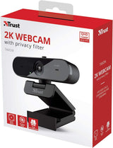 Trust Taxon QHD 2K Webcam Black - 24228