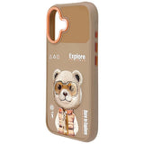 Nimmy Cool & Cute 2.0 Bear Case with MagSafe for iPhone 17 6.3" Brown Orange - N-KMLL-IP17-011-B