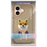Nimmy Glasses Cool Dog Case with MagSafe for iPhone 17 6.3" Brown Orange - N-YJ-IP17-012-A