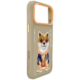 Nimmy Glasses Cool Dog Case with MagSafe for iPhone 17 Pro 6.3" Brown Orange - N-YJ-IP17-PRO-012-A