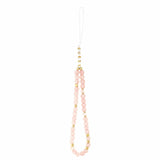 Guess IML Flowers Electro Pearl Strap MagSafe Case for iPhone 17/18 Pro Max 6.9" Pink - GUHMP18XHCPOFPP