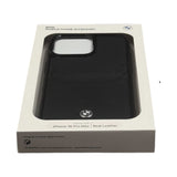 BMW Sign Leather Cardslot Case for iPhone 16 Pro Max 6.9" Black - BMHCP16X22RSEPK