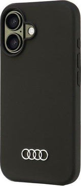 Audi Silicone Hardcase for iPhone 16 6.1" Black AU-LSRIP16-Q3/D1-BK