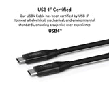 Belkin Connect 0.8M USB C to USB C Cable Black - INZ001bt0.8MBK