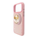 Nimmy Glass Cool Dog Face Case with Detachable MagSafe Grip Stand for iPhone 17 Pro Max 6.9" Pink - N-YJKM-CXZJ-IP17-PRO-MAX-031
