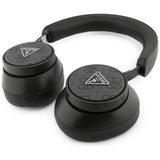 Guess PU 4G Triangle Logo Bluetooth Wireless On Ear Headphones Black - GUBHC15PMRTRK