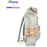 Nimmy Glasses Cool Cat Laptop Backpack Grey - N-KM-DNBB-011