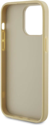 Guess Glitter Script Big 4G Case for iphone 15 Pro Max 6.7" Gold - GUHCP15XHG4SGD