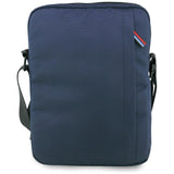 BMW M Series Nylon Pockets 10" Tablet Bag with Metal Logo Navy Blue - BMTB10PNYPOV