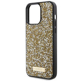 Guess Rhinestone Metal Logo Hard Case for iphone 15 Pro 6.1" Yellow - GUHCP15LPFGSBSD