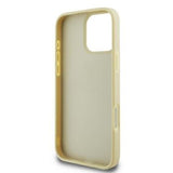 Guess Fixed Glitter Big 4G Logo Case for iPhone 16 Pro 6.3" Gold - GUHCP16LHG4SGD