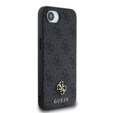 Guess PU 4G Metal Small Logo Case for iPhone 16e 6.1" Grey - GUHMPSE4P4SM4MK