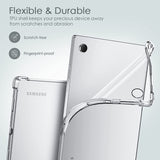 Samsung Galaxy Tab A8 Soft TPU Clear Cover Transparent by Alook- GP-FPX205MVATW