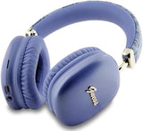 Guess GCube Metallic Script Logo On Ear Wireless Headphone Purple - GUBHK1GCTCSU