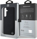 Mercedes Benz Debossed Line with MagSafe Star Logo Case for Samsung Galaxy S24 6.2" Black - MEHMS24S23RBGVK