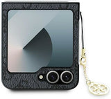 Guess 4G Charm Case for Samsung Galaxy Z Flip 6 Black - GUHCZF6GF4GGR