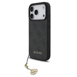 Guess 4G Charms Case for iPhone 17 Pro 6.3" Tone on Tone Grey - GUHMP17LGF4GCK