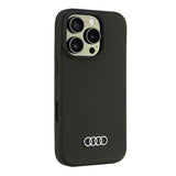Audi Silicone Hardcase for iPhone 16 Pro 6.3" Black - AU-LSRIP16P-Q3/D1-BK