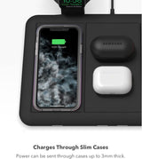 Mophie Qi 10W 4 in 1 Wireless Charging Pad Black UK Plug - 401306600