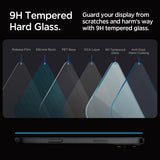 Spigen Glastr EZ Fit HD Screen Protector for iPhone 16 Pro 6.3" 2 Pack - AGL07928