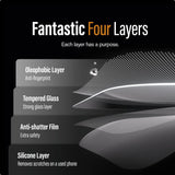 Panzer Glass Case Friendly Screen Protection for Samsung Galaxy A03/A03s Black - 7280