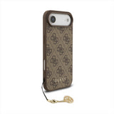 Guess 4G Charms Case for iPhone 17 Air 6.5" Tone on Tone Brown - GUHMP17MGF4GCW