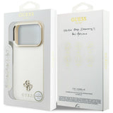 Guess Saffiano Small 4G Logo Case for iPhone 17/18 Pro 6.3" Beige - GUHMP18L6PSA4DME